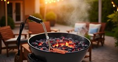 Electric Charcoal Starter for Grill – Premium BBQ Grills Fireplace Tools Easi…