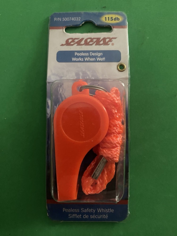 Seasense Safety Whistle With Lanyard – 50074032