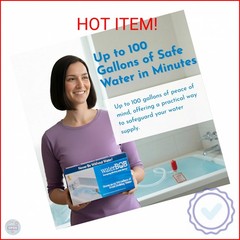 waterBOB Bathtub Emergency Water Storage Bladder Up To 100 Gallon Capacity – Foo