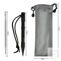 14Pcs Paracord Stitching Set Stainless Steel Lacing Needles FID Knotter Tools