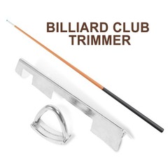 1 Set Silver Alloy Pool Cue Repair Tool Durable Clamp for Billiard Cue Tips