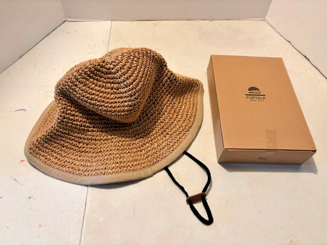 Furtalk Womens Sun Bucket Hat UPF 80 Khaki FREE SHIP BRAND NEW