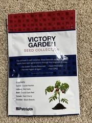4PATRIOTS VICTORY GARDEN SEED COLLECTION – BRAND NEW IN BAG-CARROT TOMATO BEET