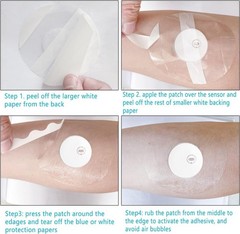55 Packs Freestyle Libre 2 Sensor Covers Latex Free Hypoallergenic Waterproof