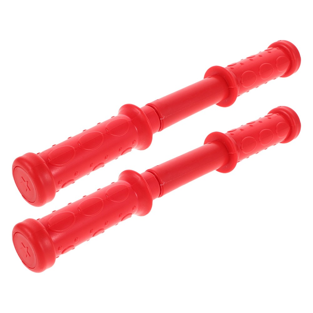 2Pcs Durable Plastic Rocking Horse Handles Universal Toddler Toy Replacement Red