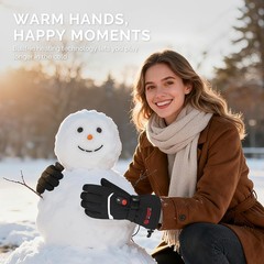 Savior Heat Heated Gloves Electric Rechargeable Battery Men Women 7.4V Heating