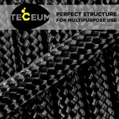 TECEUM Paracord Type III 550 Tactical MIL-SPEC Outdoor
