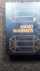 Portable Black Hand Warmer for Backpacking Hiking Camping Hunting Outdoor Use