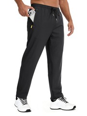 Peakwell Men’s Lightweight Hiking Pants Quick-Dry Outdoor X-Large, Black