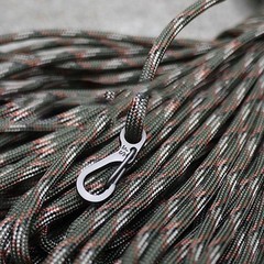 40PC Spring Backpack Clasps Climbing Carabiners Keychain Camping4568