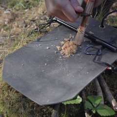 Forest Fundamentals™ Artisan Fire Mat | Handmade Genuine Leather | Fire-lighting