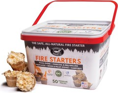 Superior Trading Fire Starter Pods 50 Extra Large 3lbs