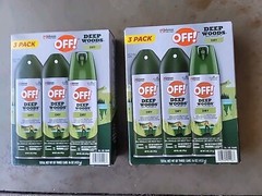 LOT OF 2 BOX (2 x6 OZ+1x 4 OZ) OFF! DEEP WOODS INSECT MOSQUITO REPELLENT. NEW