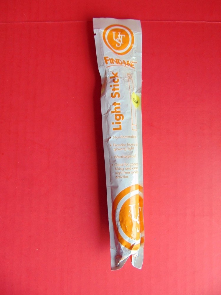 UST FIND ME LIGHT STICK Yellow 6″ Ultimate Survival Glow Emergency Tactical