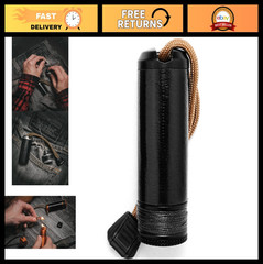 Lightweight Bushcraft Survival Repair Kit with FireCord Lanyard for First Aid, F