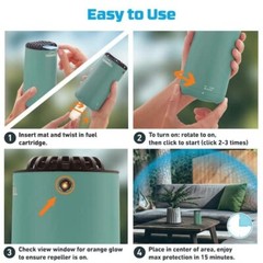 Thermacell Mosquito Repellent Patio Shield Midnight 15 Ft Zone