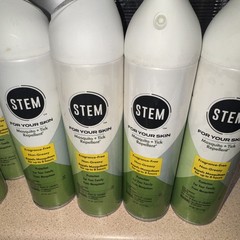Lot of 4 Cans STEM Mosquito Repellent Picaridin Bug Spray, Fragrance-Free, 6 oz