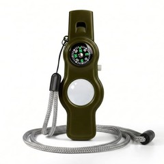 Emergency Survival Safety Whistle，Whistle for Kids with Army Green Whistle 2
