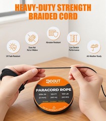2mm Paracord, Micro Paracord Rope, Thin Braided Cord