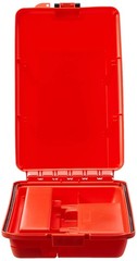 Plano Extra Large Dry Storage Box with Tray Orange One Size, Multi