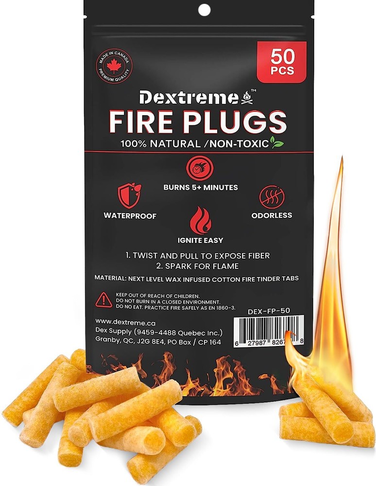 Fire Plugs Waterproof Fire Starter For Campfires Emergencies Survival Fire Pits