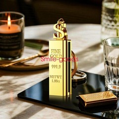3Pack Permanent Match Lighter Gold Bar Matches Lighters for Outdoor Adventure
