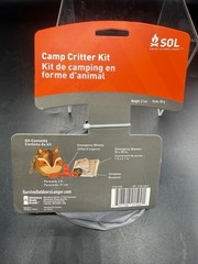 NEW Kids SOL Camp Critter Adventure Outdoor Survival Kits-Chipmunk. Sealed Pkg