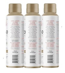 3pk Grand Tongo Fragrance Free Insect Mosquito Repellent Bug Spray DEET Free