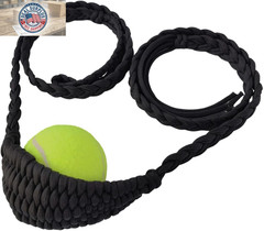 Paracord Balearic Shepherd Sling, 63 Inch Handcrafted Braided Slingshot, Roman G