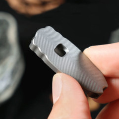 Titanium Safety Whistle Emergency Whistle Necklace Outdoor Hiking Survival EDC
