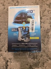NEW IN BOX ThermaCELL EX90 GREY RECHARGEABLE MOSQUITO REPELLENT 20′ ZONE W 12 HR