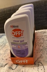 Off! Insect Repellent – Clear Gel – 20% Picaridin 3.8oz / 112mL – Lot Of 4