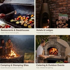 300 pcs Fire Starters for Campfires, BBQ, Grill, Fireplace – Waterproof & Natura