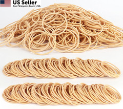 1100Pcs Rubber Bands Size #16 Rubberbands Light Brown Elastics