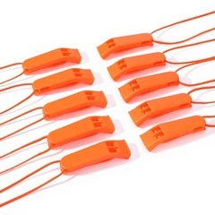 60 Pack Emergency Whistles with Lanyard | 120dB Loud Survival Whistles for Sa…