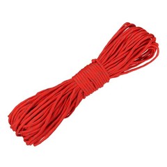 Reflective Fluorescent Paracord Rope 4mm 98 ft for Camping (Red)