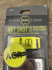 ACR Hot Shot Signal Mirror And Whistle
