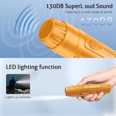 Electronic Whistle with 3 Tones & 3 High Volume Settings – Battery Powered Emerg