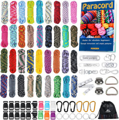 Paracord Combo Kit – 36 Colors, Multifunction Ropes & Accessories for Crafts