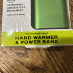 Zippo HeatBank 3 Rechargeable Hand Warmer & USB Power Bank 2600mAh