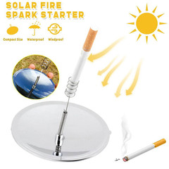 Outdoor Solar Ignition Lighter Camping Survival Fire Waterproof Windproof Travel