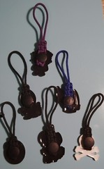 Paracord Handmade Zipper Pull HORROR THEMED- Beetlejuice/ Pennywise + 11 options