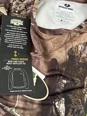 Men’s Shirt Mossy Oak Size 3XL Insect Repellent Tee Wicking Camo UV Scent Flex