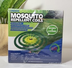 20 COILS – Mosquito Repellant Coils NATURAL 5-7 Hour Protection – NIB by USKICH