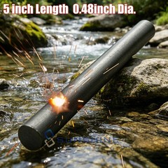 Ferro Rod 1/2″x5″ Fire Starter Flint Stone Steel Flint Striker Camping Fishing