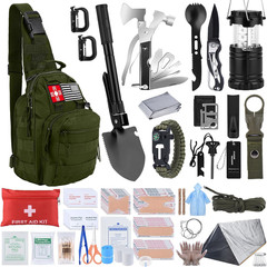 Survival Kit, Gifts for Christmas Men, Women, 251Pcs Emergency Survival Gear and