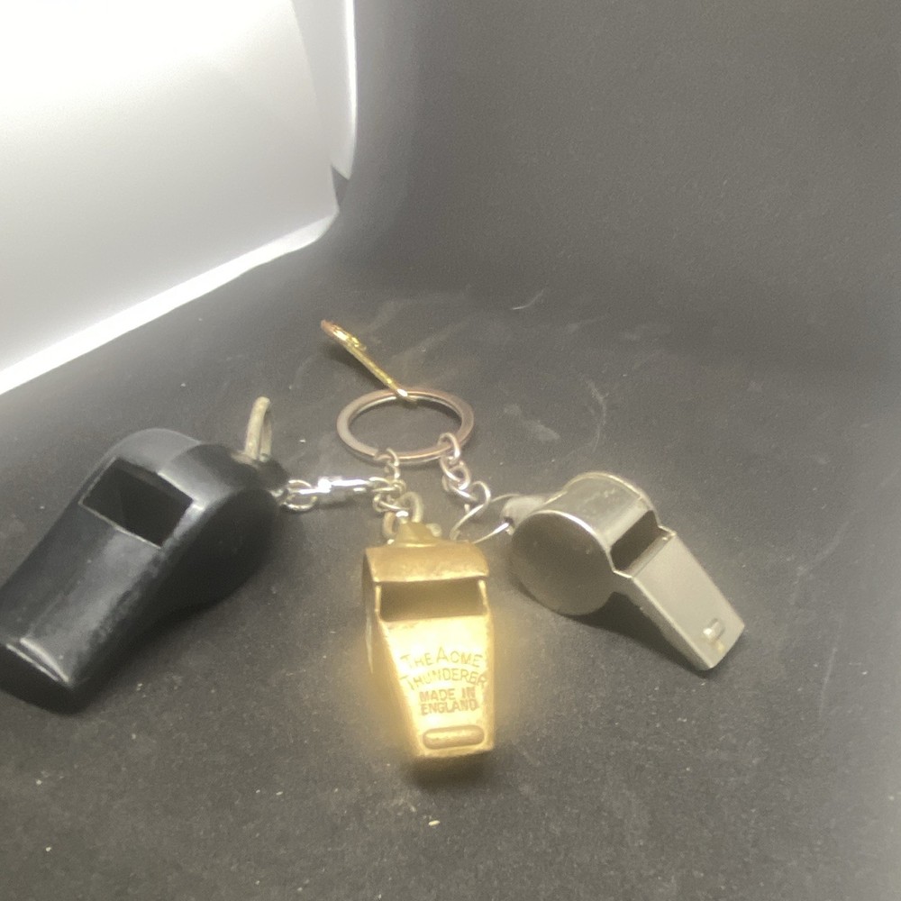 TheACME Thunderer Safety Whistle made in England vintage Pro 66 police issue +
