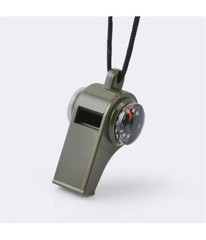 3 packs Whistle Compass Thermometer 3 In 1 Multi-Functional Emergency Survival