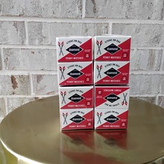 Diamond Strike On Box Small Wooden Penny Kitchen Matches 4PK of 10 (1,280 Total)