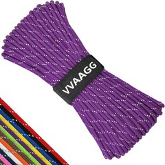 550lb Reflective Nylon Paracord 100 Feet – Perfect for Camping & Survival Gear